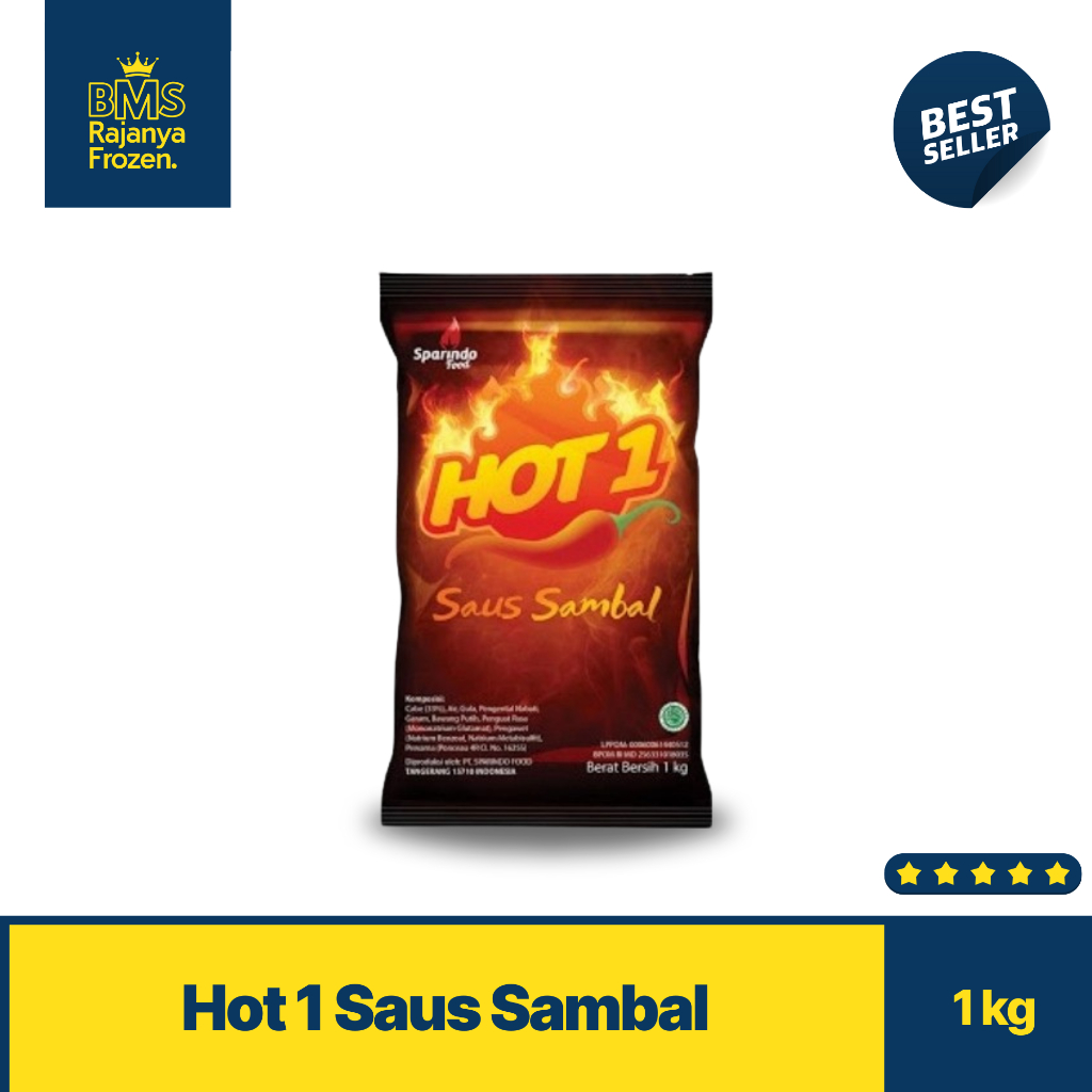 

Hot 1 Saus Sambal 1kg I Saus Enak Premium