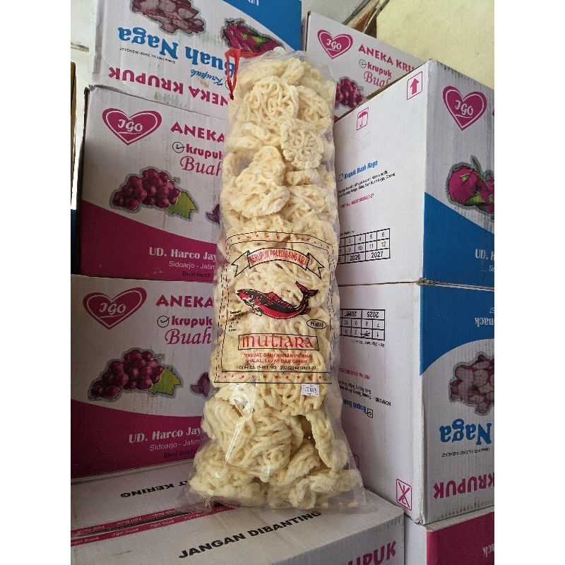 

Kerupuk Palembang Keriting Mutiara Kriuk