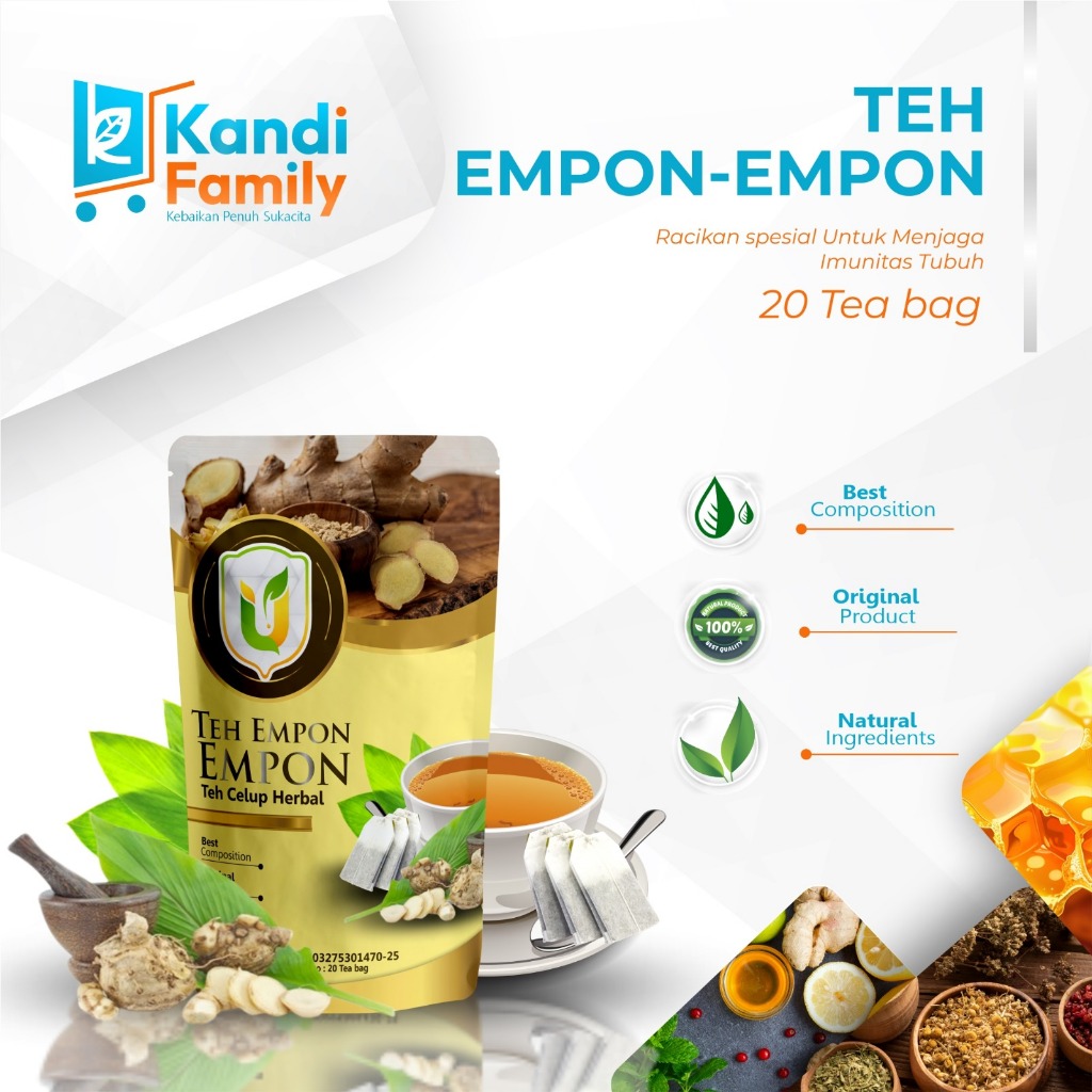 

Teh Celup Herbal Empon Empon Tradisional Is 20 Bag