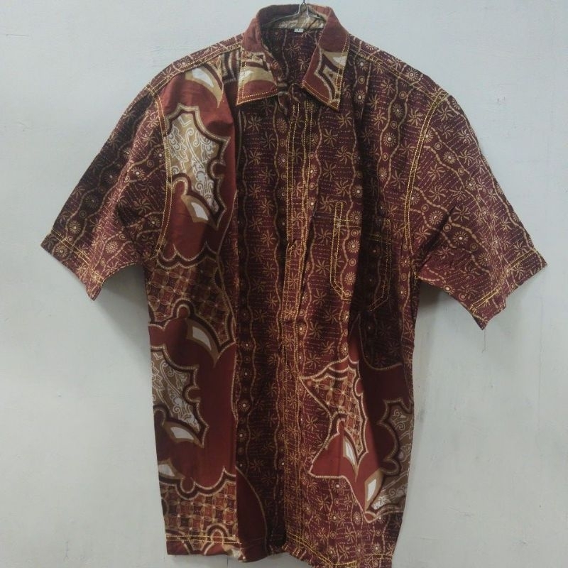 preloved kemeja pria batik