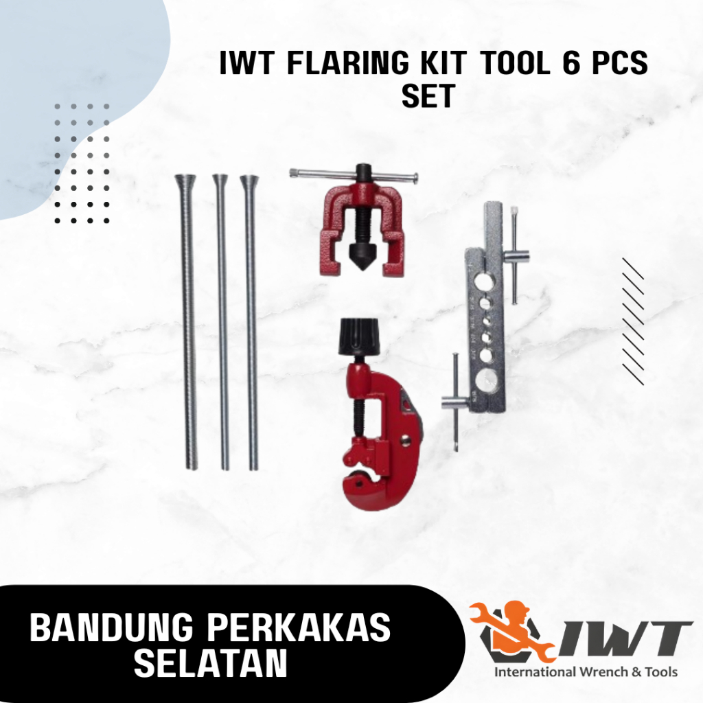 IWT Flaring Kit Tool 6 Pcs Set - Pemekar Pipa AC