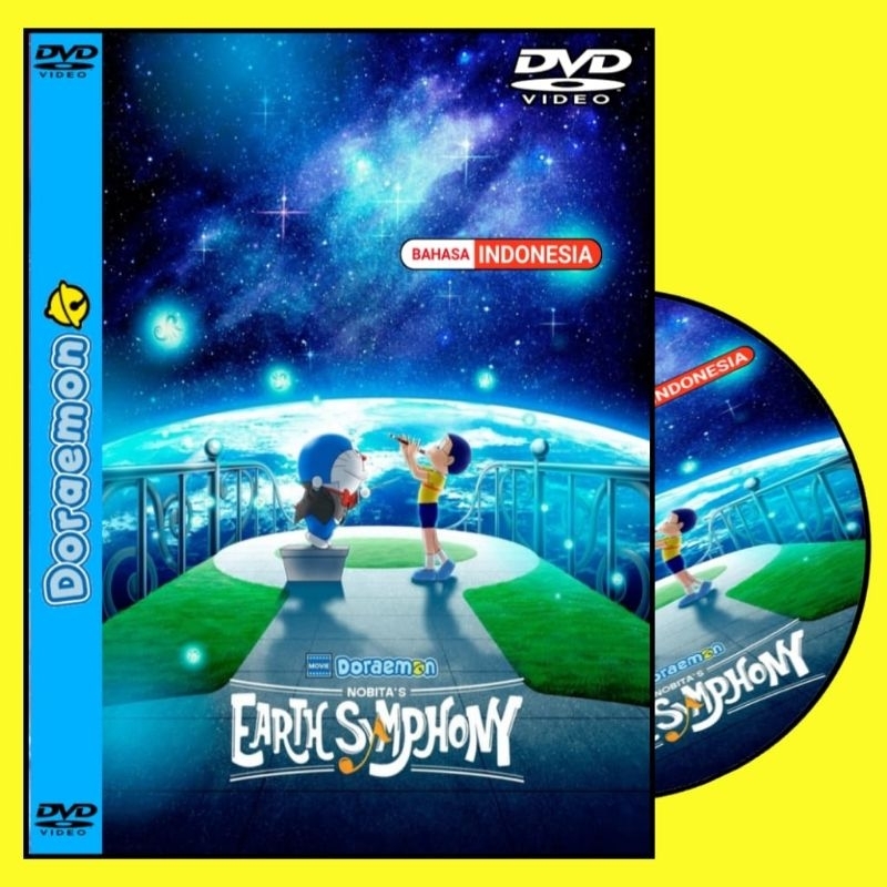 KASET DVD DORAEMON EARTH SIMPHONY DUBBING BAHASA INDONESIA-LENGKAP FULL BOX-KASET DVD DORAEMON TERBA