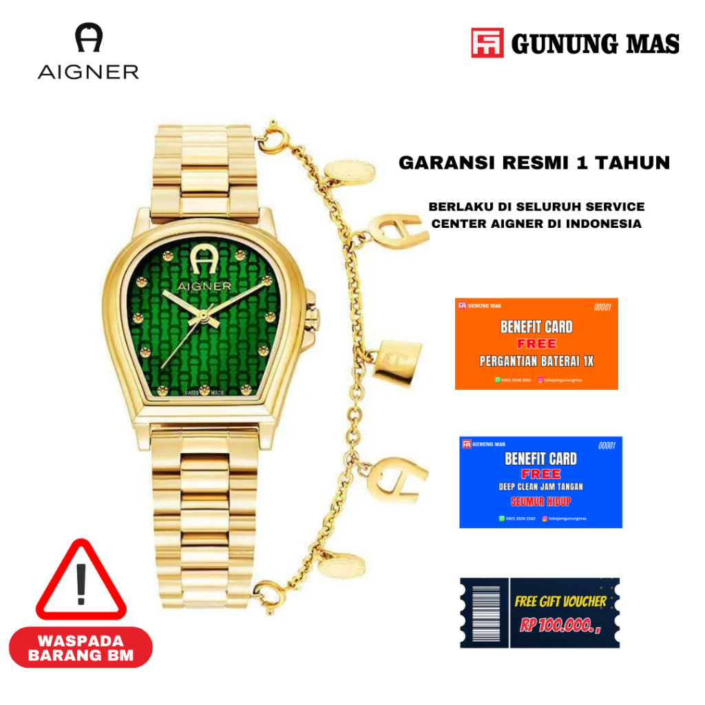 Jam Tangan Wanita AIGNER AGW-252005 100% Original