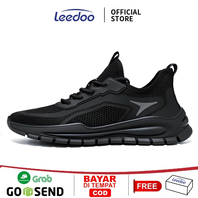 Leedoo Sepatu Jogging Pria Casual Sepatu Sneakers Kerja Fashion Cowok Kekinian Olahraga Shoes MR178
