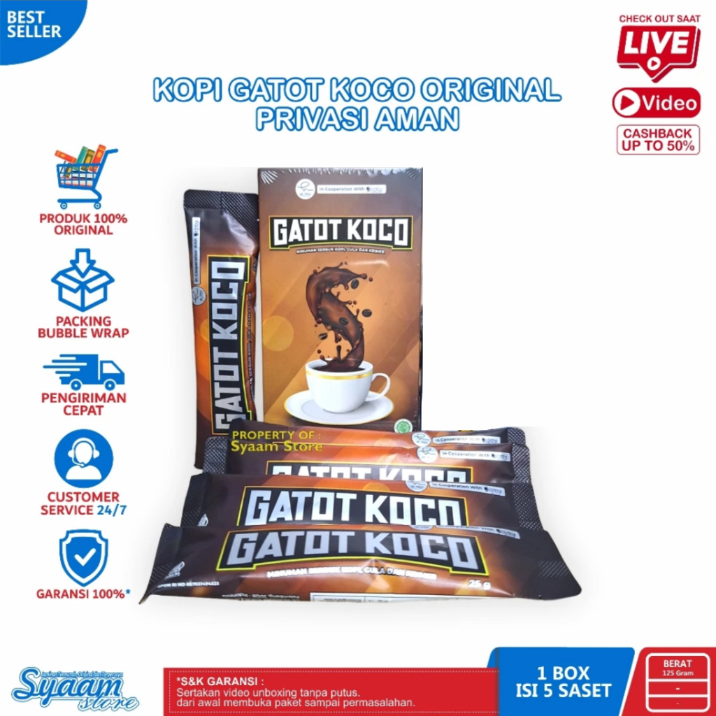 

Kopi Gatot Koco Minuman Bubuk Kopi Gula dan Krimer Kopi dr Richar Lee Kopi dr Hen
