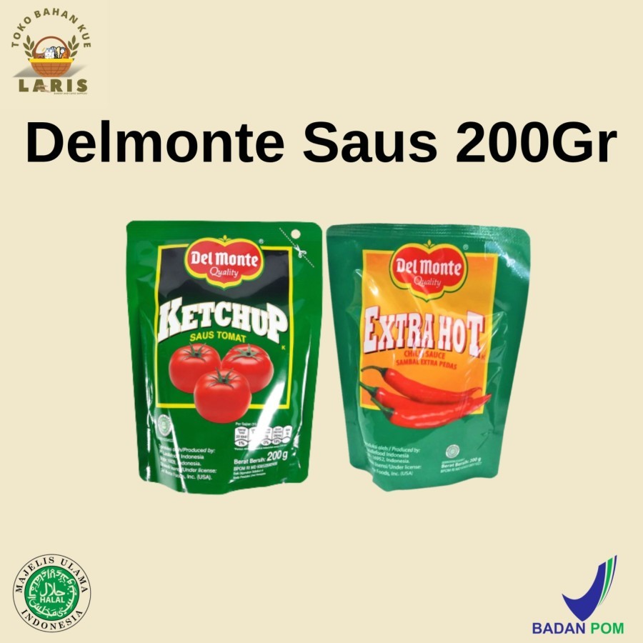 

DELMONTE SAUS KEMASAN POUCH 200 GRAM