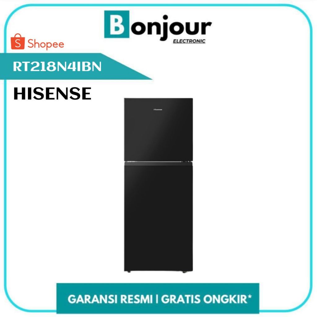 Kulkas Hisense 2 Pintu Kulkas 181 Liter Hisense Kulkas Top Freezer RT218N4IBN