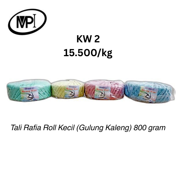 

Tali Rafia (Gulung Kaleng) 800 gram Cap Burung Walet