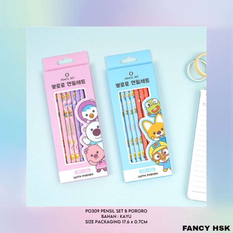 

KOREA PENSIL SET B PORORO PO309