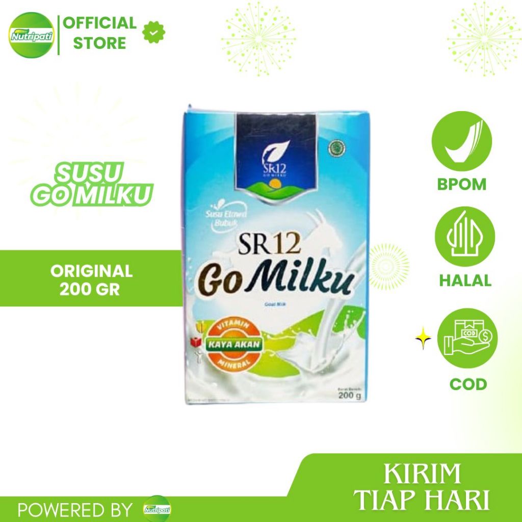 

Go Milku SR12 Halal Susu Kambing Etawa Premium Gold Original Terlaris Promil Bumil Busui Lansia