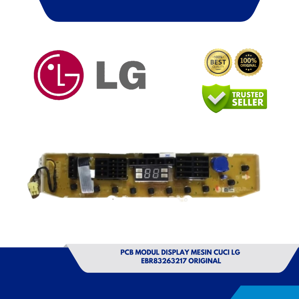 PCB MODUL DISPLAY MESIN CUCI LG EBR83263217 T2108VSPM ORIGINAL