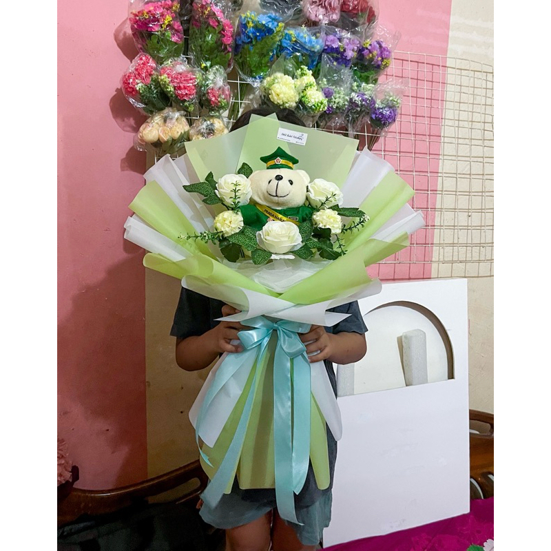 Buket Boneka TNI (Tentara)