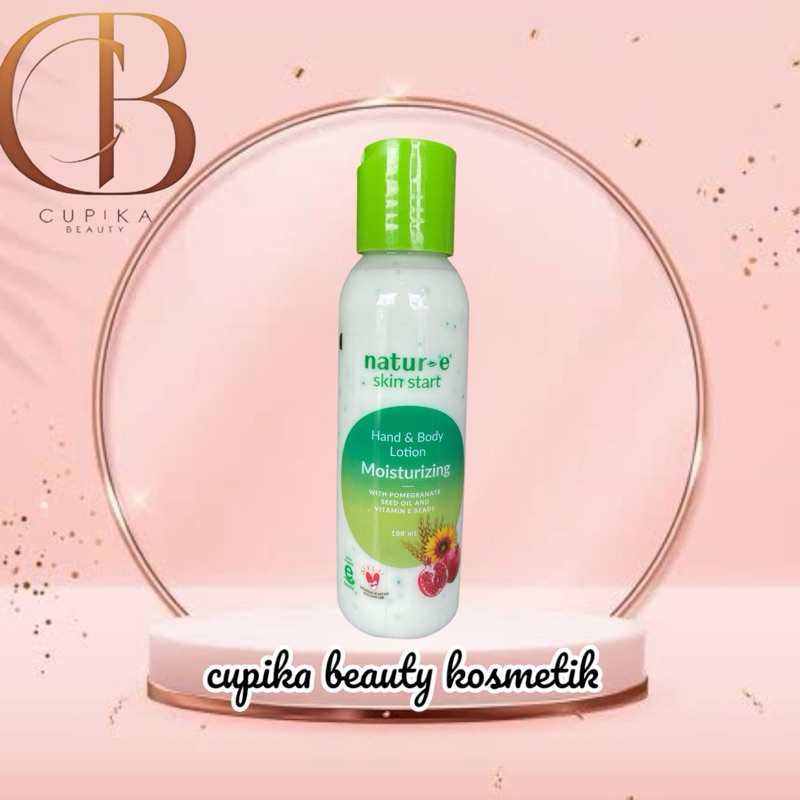 cc,uz} NATUR E skin start hand & body lotion moisturizing 100 ml - natur-e lotion hijau