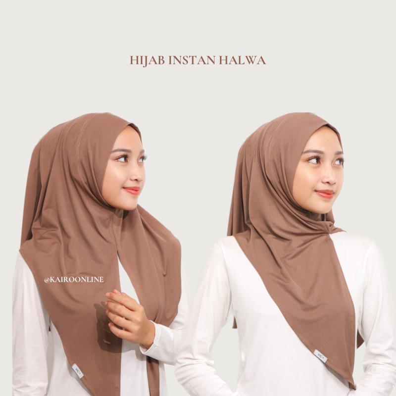 Kairo - Hijab Bergo Halwa - Hijab Instan Spandex Balon
