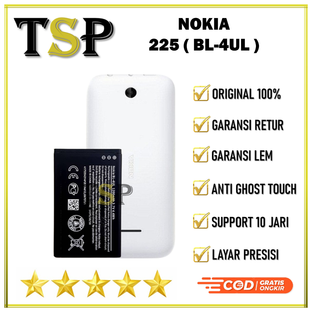 BATERAI NOKIA ASHA 225 / 3310 DUAL SIM / 3310 REBORN / 230 DUAL SIM ( BL-4UL ) ORIGINAL 100% Battery