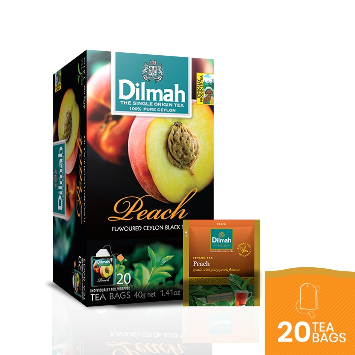 

Dilmah Fun Tea Peach - Foil Env 20s