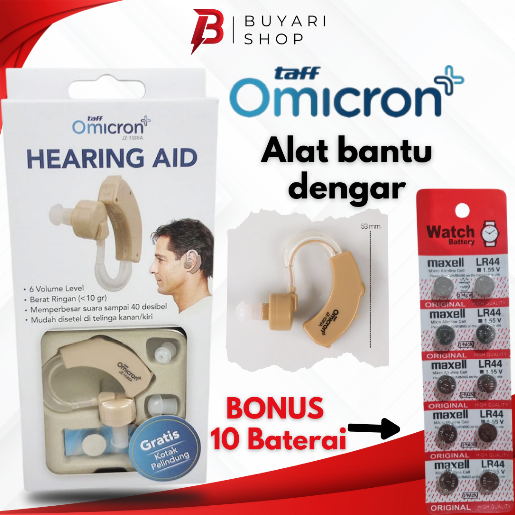 BISA COD Alat Bantu Dengar Denger Telinga Orang Tua Lansia mini Anak anak Cyber Sonic Digital Hearin