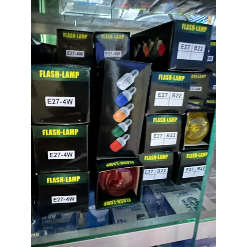 Lampu Flash kedap kedip Blits Blitz Strobo e27