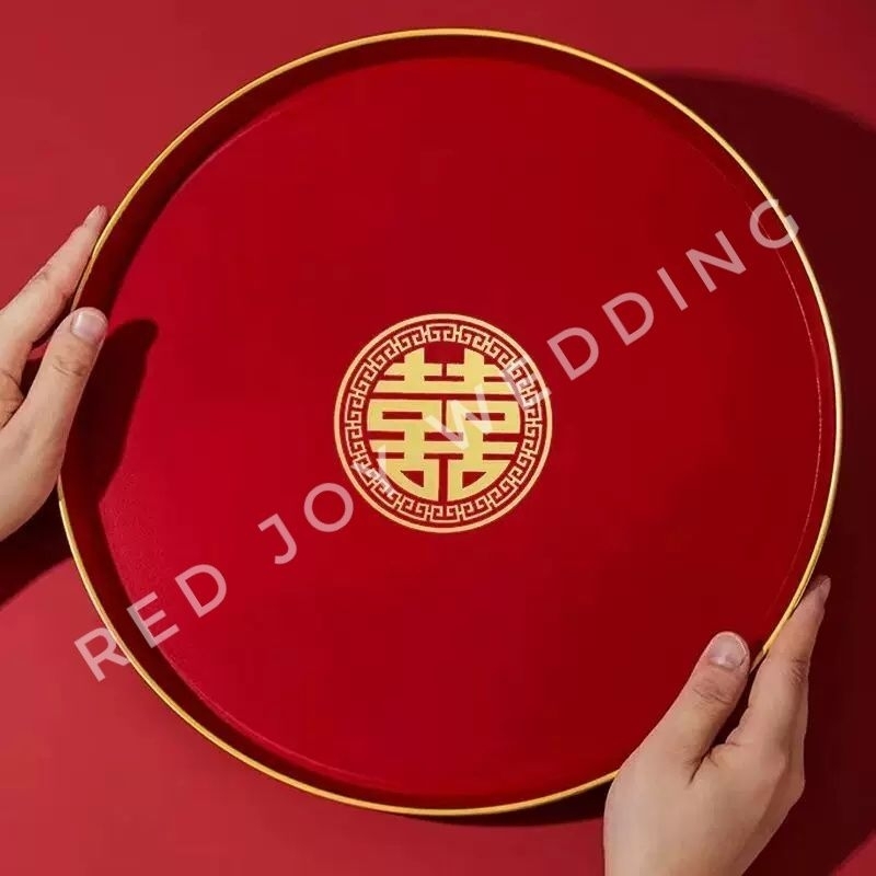Piring Sangjit Chinese Wedding / Nampan Plastik ShuangXi Chinese Wedding