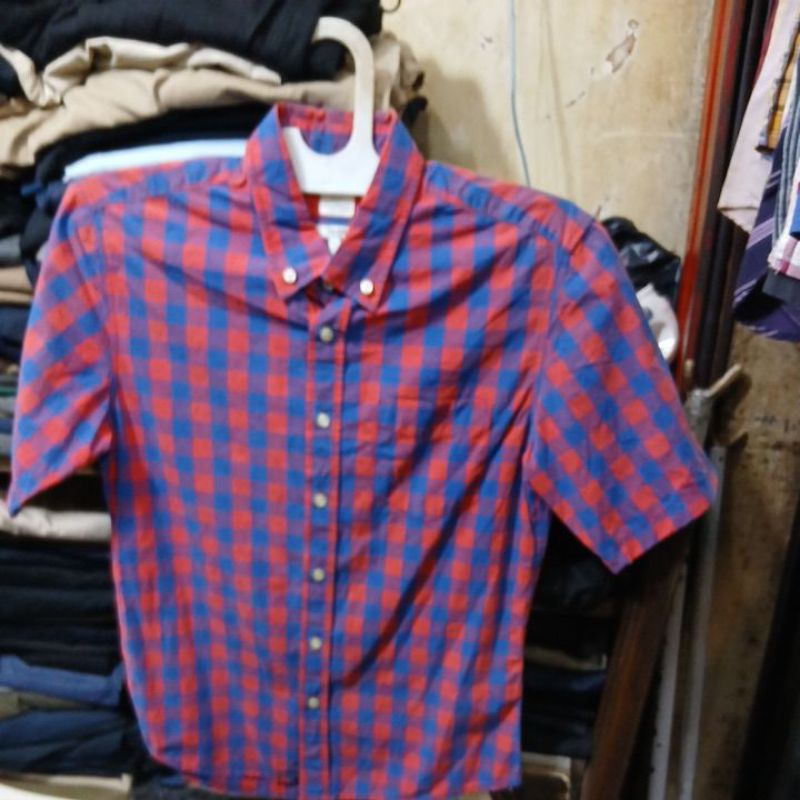 kemeja pendek polham