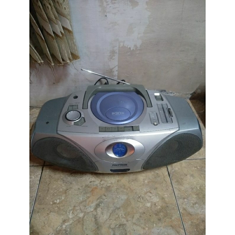 Tape Polytron boxer untuk radio normal dan kaset pita normal suara mantap
