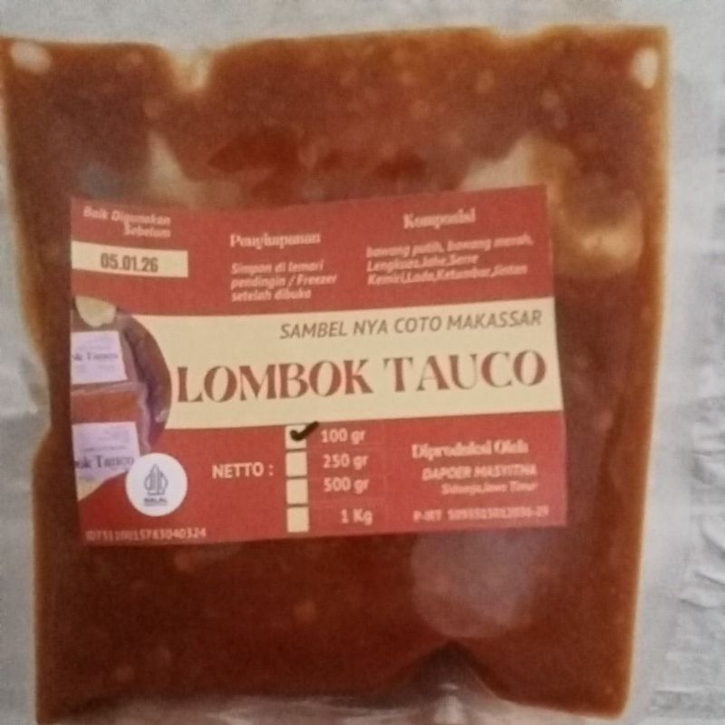 

Lombok Tauco Original khusus Coto Makassar