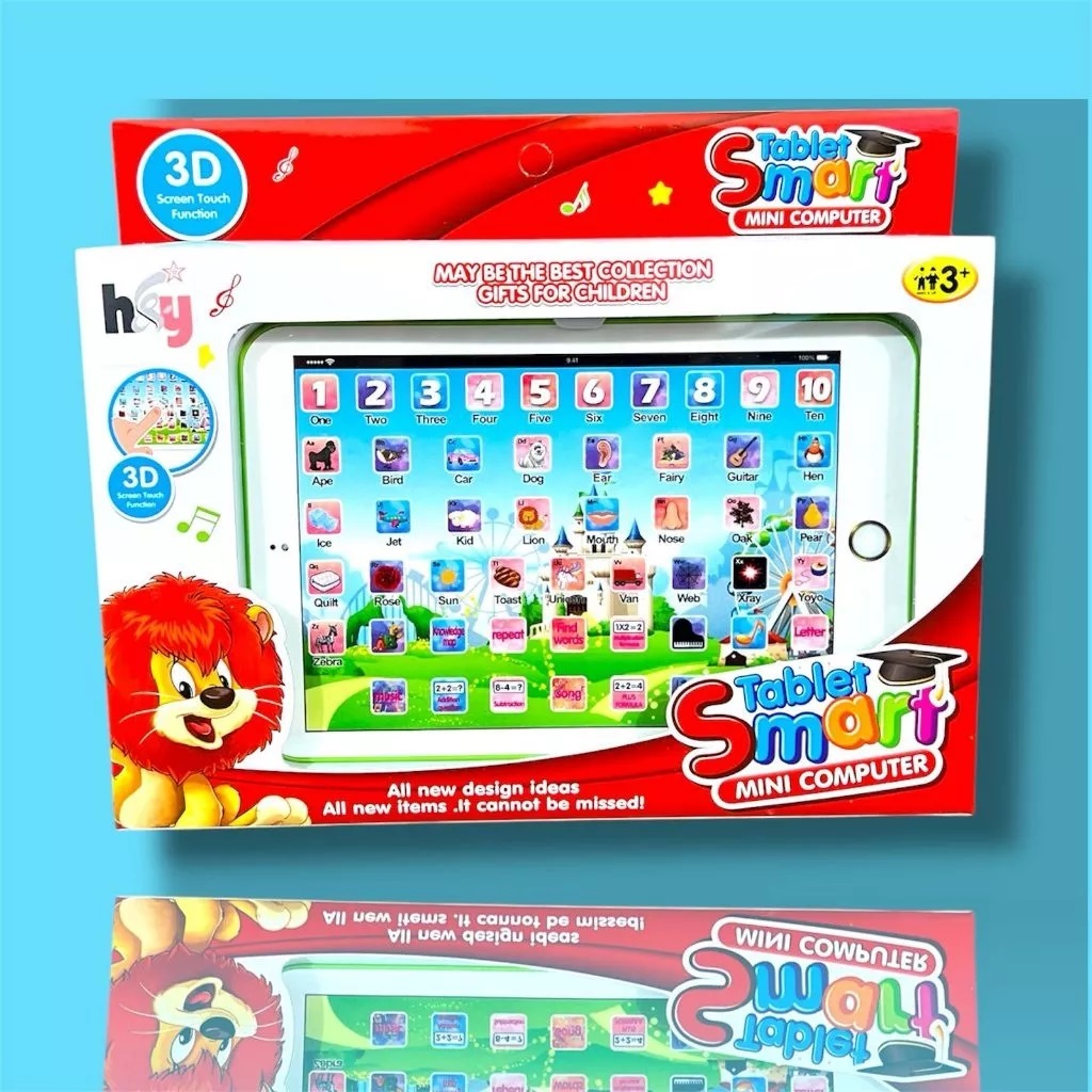 Mainan Edukasi Anak Ipad Mini Tablet untuk Anak / pencet gambar smart tablet