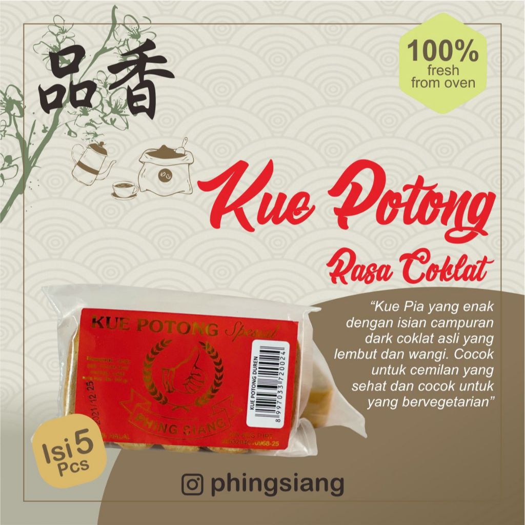 

Kue Potong Phing Siang Isi 5 Pcs [+/- 100gr]