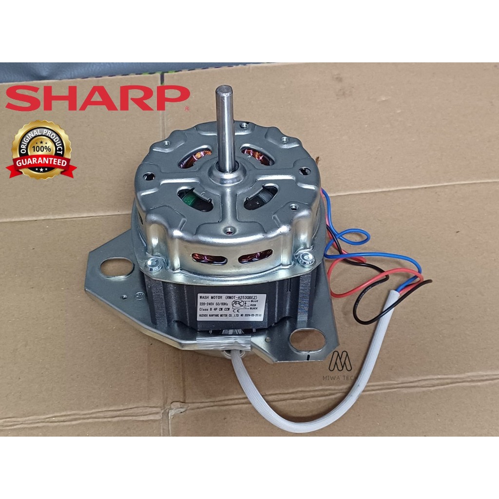 dinamo mesin cuci sharp 2 tabung 14KG RMOT-A253QBEZ motor wash original sharp