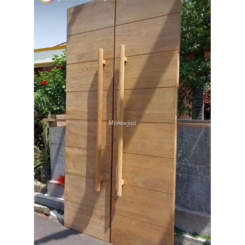 pintu kupu tarung jati 2 pasang