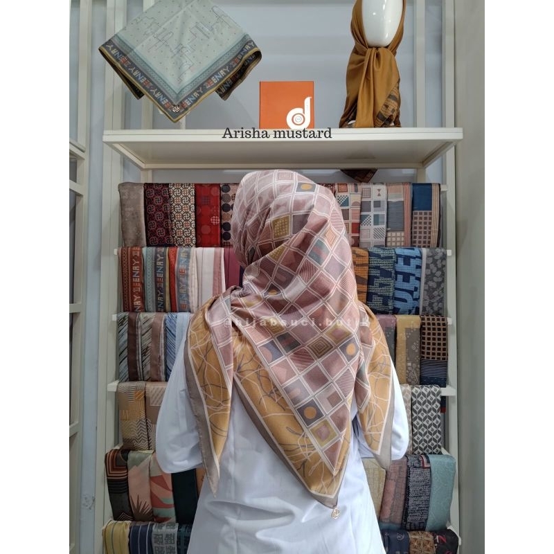 HIJAB DEENAY MOTIF ARISHA SERIES DEENAY ORIGINAL
