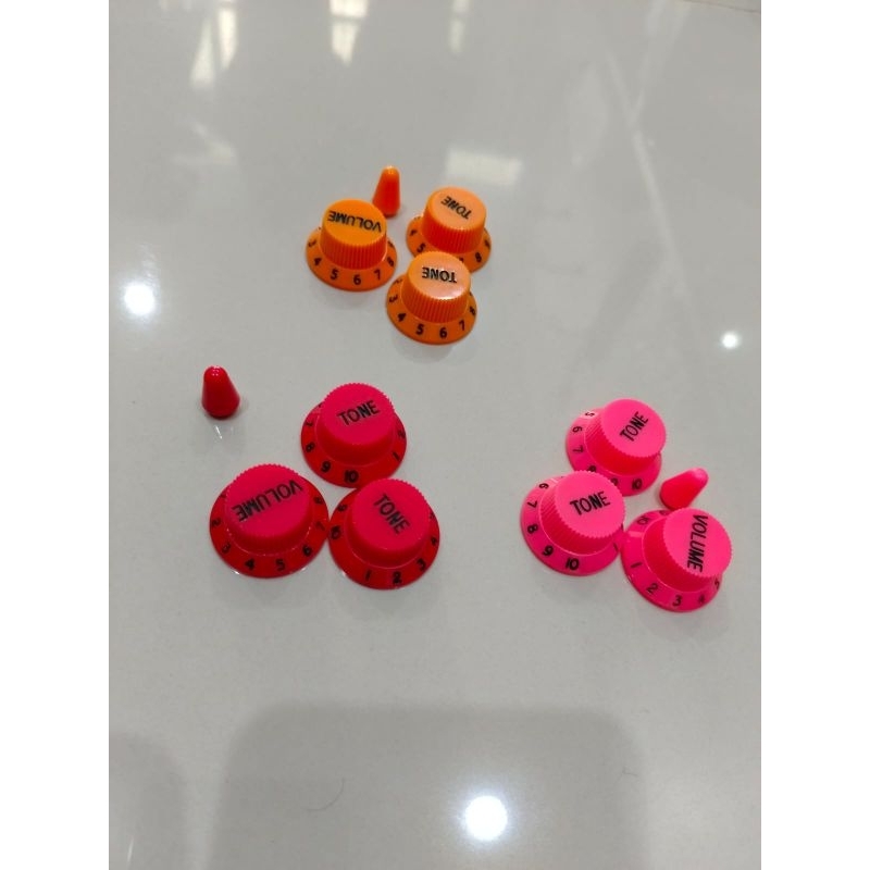 1 set lengkap knop gitar elektrik warna warni knop fender knop ibanes knop jackson