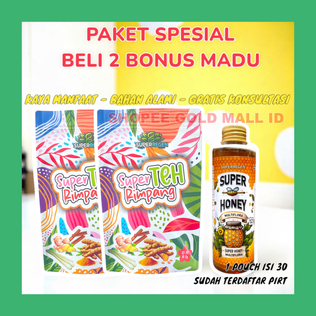 

Teh Rimpang Super teh rimpang Minuman Instan Rempah Jahe Kunyit Lengkuas Sereh BPOM & HALAL MUI | Teh Rimpang Original Isi 30 BPOM JSR Teh Celup Rempah Teh Diet Detox Pelangsing Herbal Imunitas | Paket 2 Bungkus Teh Rimpang Super teh rimpang Ala JSR Memba