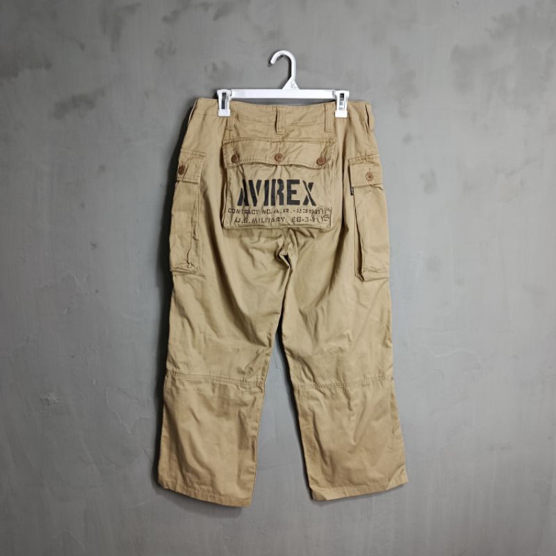 CELANA AVIREX MONKEY PANTS KHAKI