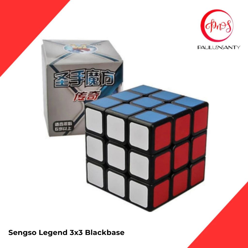 Cube Puzzle 3x3 Shengshou Legend 3x3 Blackbase PREMIUM