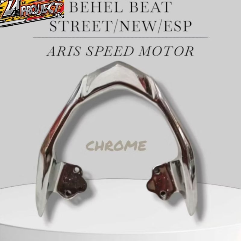 Behel Begel Beat Street Chrome pnp Beat New Planger pegangan jok belakang Beat ESP Bahan Tebal