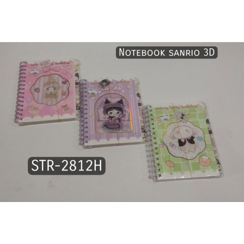

Notebook Sanrio 3D