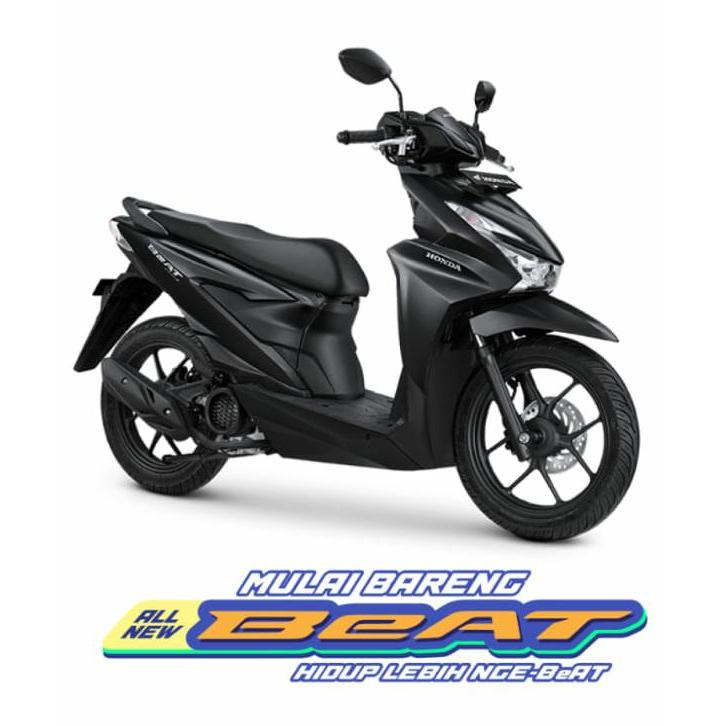 Honda Beat Deluxe CBS ISS SMARTKEY, HITAM