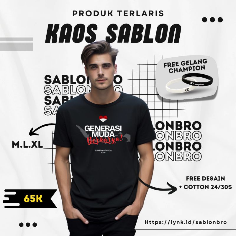 kaos sablon sumpah pemuda | sablon kaos custom | sablon kaos termurah | kaos sablon 30s | sablon kao