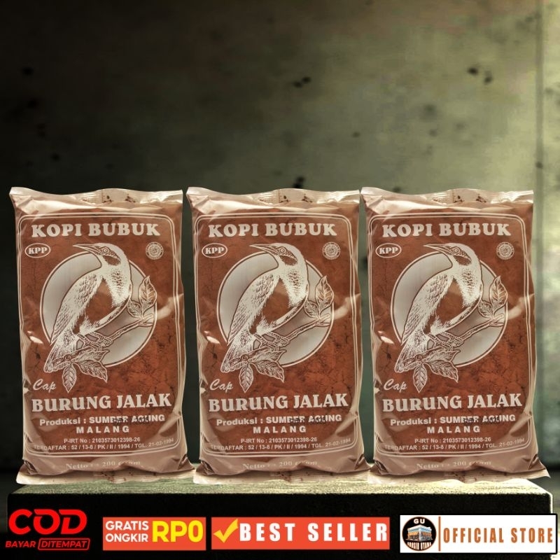 

KOPI BUBUK CAP JALAK PUTIH ORIGINAL KHAS MALANG 3 BUNGKUS - KOPI ISTIMEWA KHAS MALANG - KOPI HERBAL KHAS MALANG