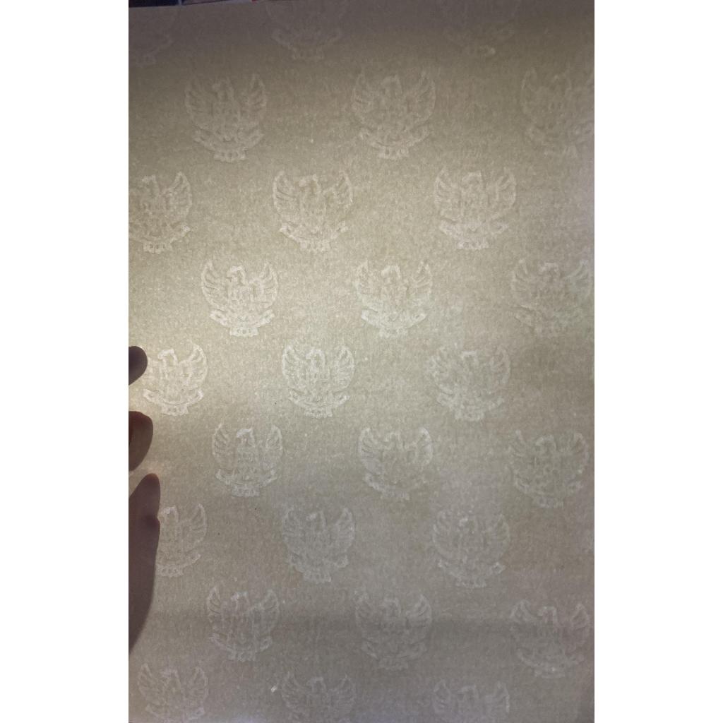 

Kertas GARUDA BANYAK utk Ijz / Piagam - Watermark Paper