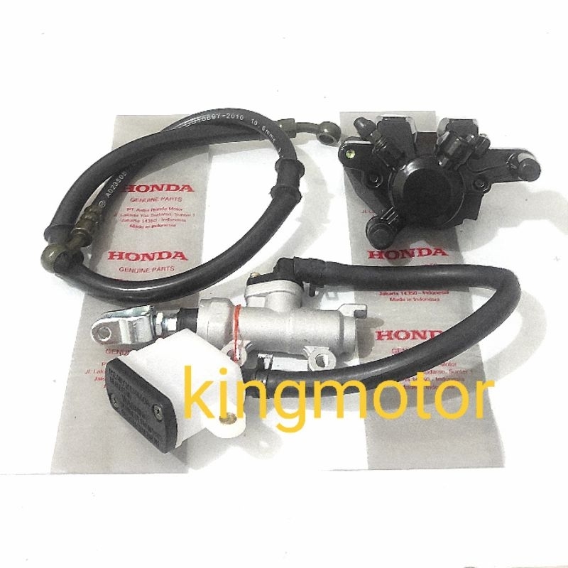 Kaliper+Selang Rem+Master Rem Belakang Megapro Mono,Crf 150,Sonic 150 R,Cb 150R,Cbr 150R,Cbr New,Cbr