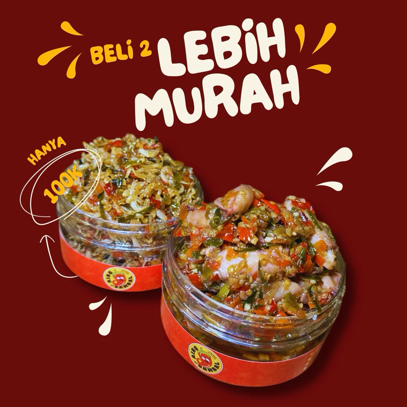 

Paket Sambal Teri DaunJeruk dan Sambal Cumi Daun jeruk