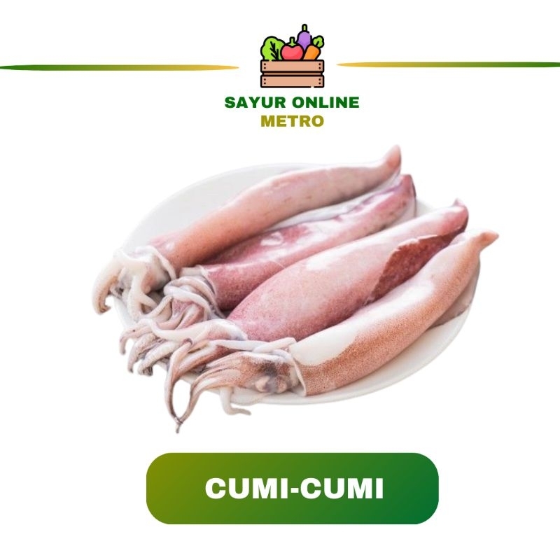 

Cumi-Cumi /Fres / Segar / 250 gr - Sayur Online Metro