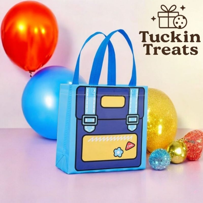 

Tas Spounbound Souvenir Goodie Bag Ulang Tahun BLUE – TuckinTreats