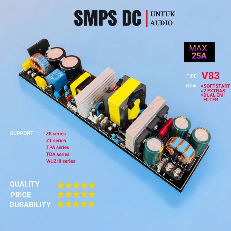 SMPS DC 25A untuk AUDIO [for wuzhi]