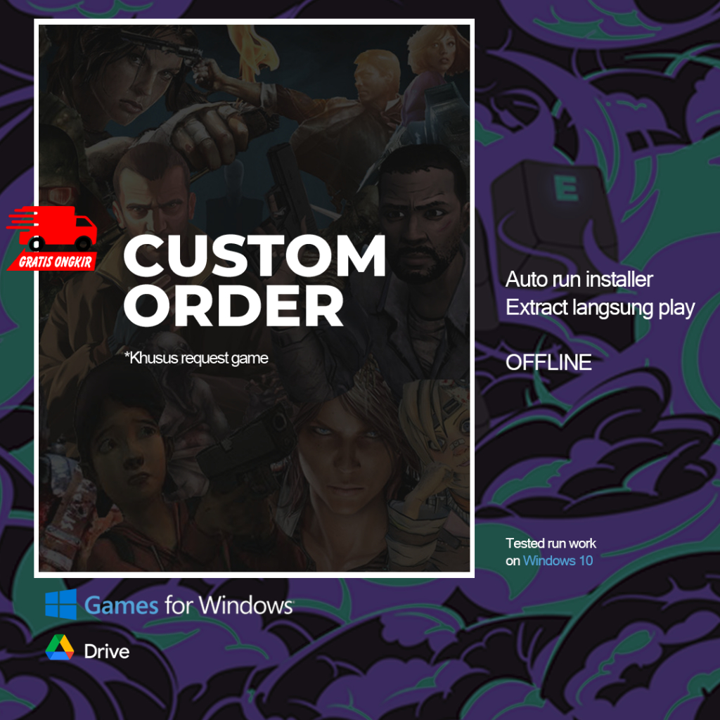 Custom Order / Request Order Game PC