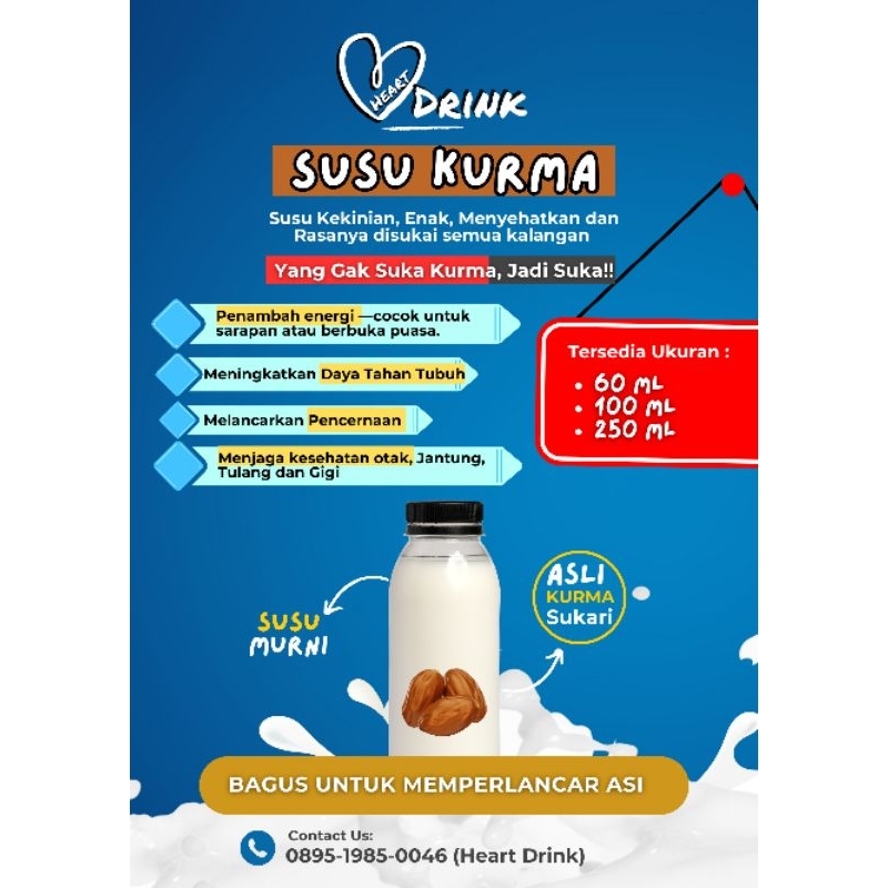 

SUSU KURMA SUKARI ASLI (Tanpa Campuran Kurma Lain dan Tanpa Gula Tambahan)