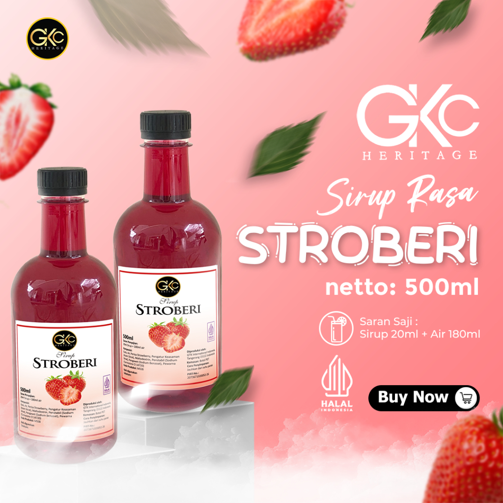 

Sirup Rasa Stroberi GKC Heritage