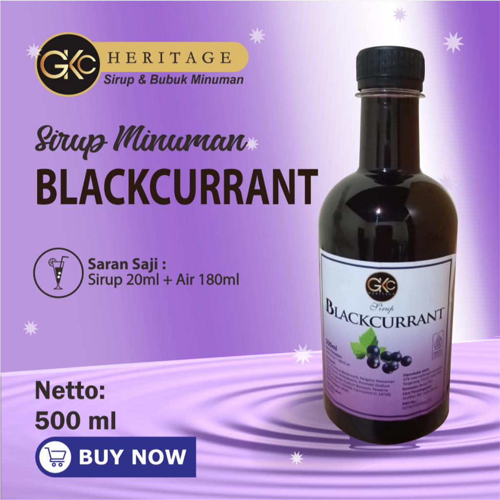 

GKC Heritage Sirup Premium Rasa Blackcurrant